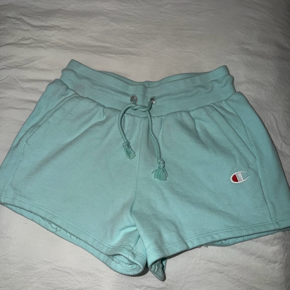 Champion Women's Aqua Athletic Shorts